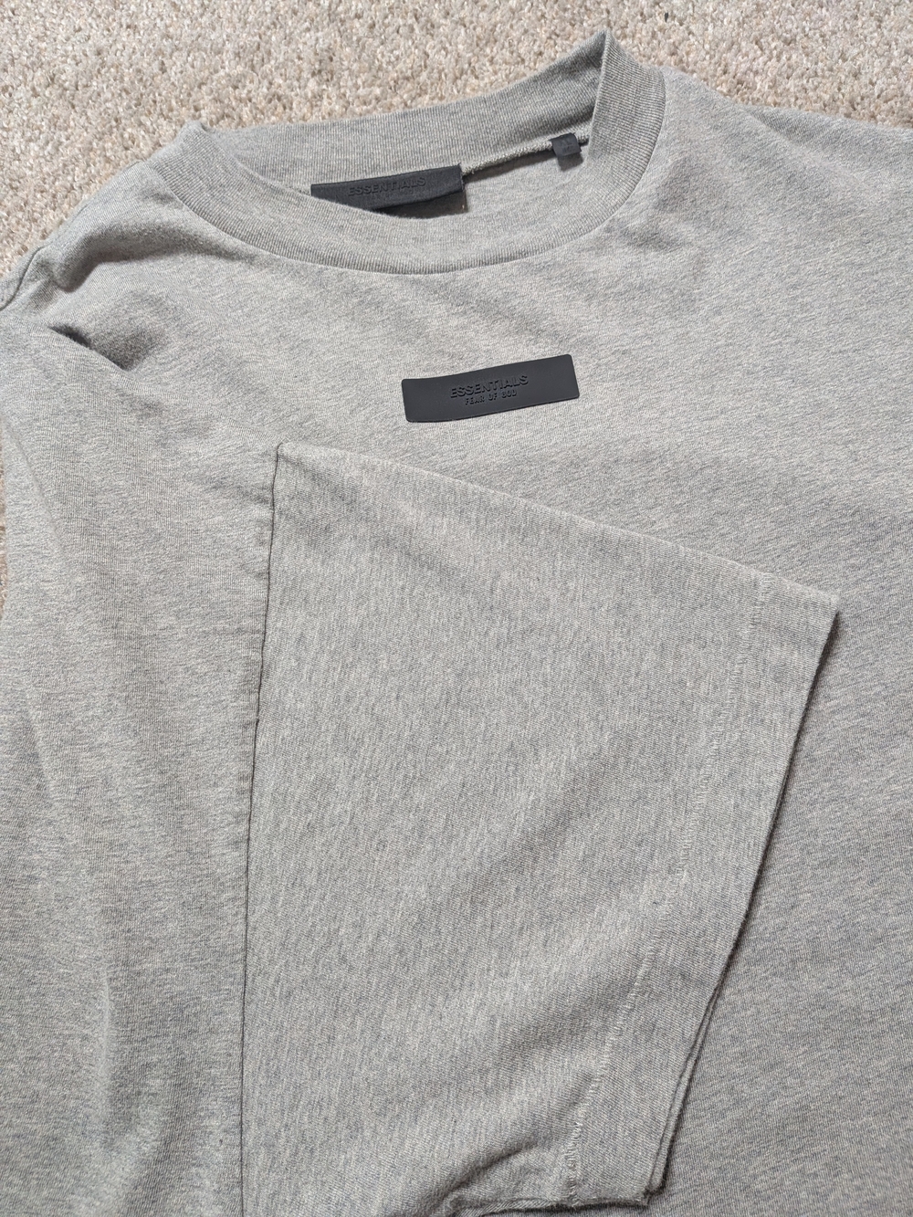 Fear Of God Essentials Oversized Tee XL XXL Gray